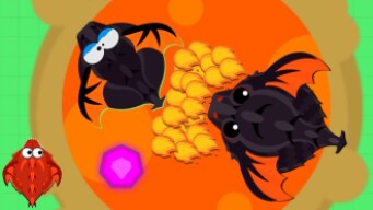 VERY OP KING DRAGON KILLED BLACK DRAGON EASILY in mope.io // can u survive?