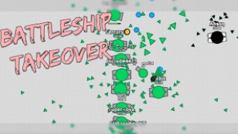 Diep.io | TAKEOVER [BATTLESHIP] 4TDM