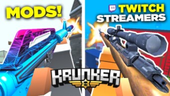 I Tried Krunker.io Twitch Streamer's MOD Packs (FrostyWolf and MORE)