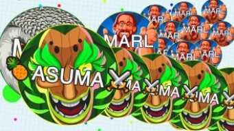 Agar.io - IMPOSSIBLE Full Line Popsplit?? Agario Gameplay with Marl!