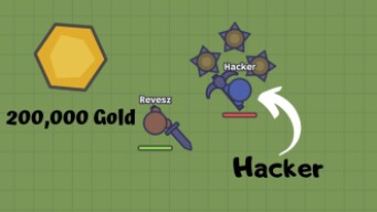 Moomoo.io - Killing a Hacker with 200k Gold