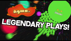 Legendary plays on Agma.io! (Epic tricks)