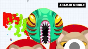 CRAZY BATTLE WINS! (Agar.io Mobile Gameplay!)