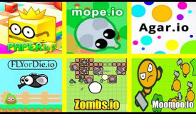 Mope.io, Paper.io 2, Agar.io, Flyordie.io, Zombs.io, Moomoo.io