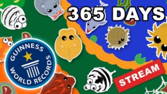 Mope.io LIVESTREAM for 365 days! (World Record)