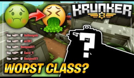 the WORST class in Krunker... (HE THINKS IM HACKING!)