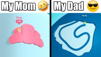 Mom vs Dad - Paper.io 3D