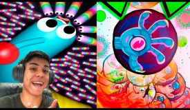 AGAR.IO RENASCEU DAS CINZAS vs  SLITHER.IO NOITE DE JOGOS