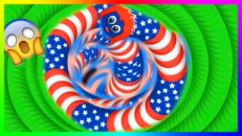 Wormate.io Pro Skill Tiny Worm Escape From Huge Bad Worm Wormateio Epic Funny Gameplay