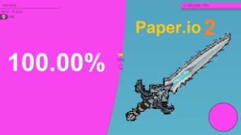 Paper.io 2 Map Control: 100.00% [War]