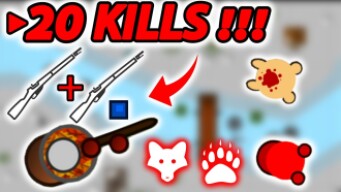 20 KILLS IN SOLO SQUADS IN THE WINTER MODE ! | SURVIV.IO