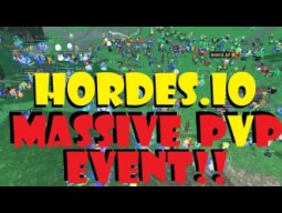 Hordes.io MASSIVE PvP event. Hundreds of players fighting!