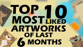 TOP 10 BEST ARTWORKS OF LAST 6 MONTHS | deeeep.io