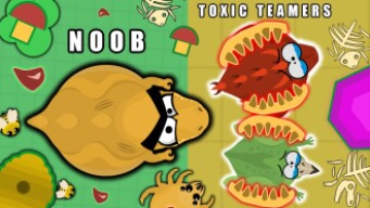 NOOB Takes REVENGE on TOXIC TEAMERS of MOPE.IO