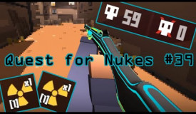 Krunker.io - Quest for Nukes #39! MY FIRST EVER DOUBLE NUKE FOR 400 SUBSCRIBERS! (Shotgun Gameplay)