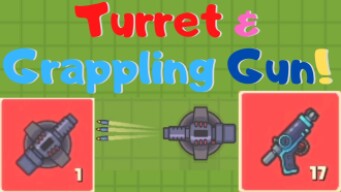 *NEW* Turret & Grappling Gun Weapons! // Update! // Zombs Royale.io