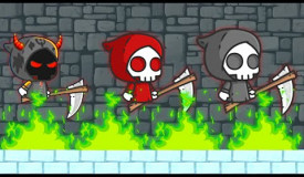 Battling The Overpowered Grim Reapers in FlyOrDie.io