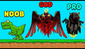 NOOB vs PRO vs GOD - FlyOrDie.io All Bosses