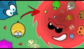 Legendary DEVIL TORNADO Eats 0XP Mini Cub in MOPE.IO