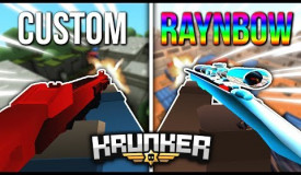 HOW TO GET CUSTOM RAINBOW SKINS IN KRUNKER! (Raynb0w Mods!)