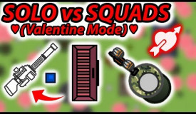 SOLO VS SQUADS IN THE NEW VALENTINE MODE ! | SURVIV.IO