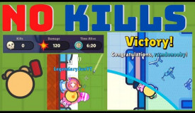 No Kills Challenge! // Winning with No KILLS! // Zombs Royale.io