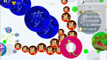 INSANE BATTLE WINS + GIVEAWAY (Agar.io Mobile Gameplay)