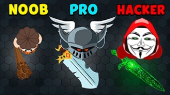 NOOB vs PRO vs HACKER - EvoWars.io