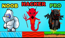 NOOB vs PRO vs HACKER in FlyOrDie.io [EPIC]