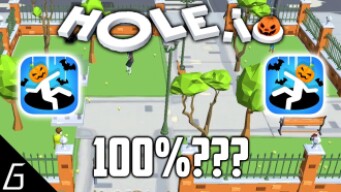 Trying to get another 100% in Hole.io after 1year. Is it possible?