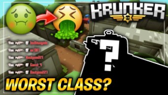 the WORST class in Krunker... (HE THINKS IM HACKING!)