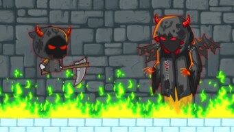 Battling The Angel Of Death in FlyOrDie.io