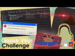 DESKTOP GOOSE ATTACKS WHILE I PLAY DEEEEP.IO - Deeeep.io Challenge with Desktop Goose