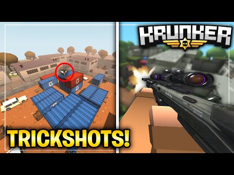 INSANE Krunker Trickshots! (ACROSS MAP!) - Grizix.com!