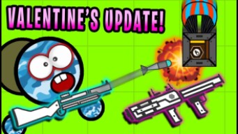 Surviv.io *NEW* MOST POWERFUL CANNONS!! Minigun, M79 & Heart Cannon (Survivio Valentine's Update)