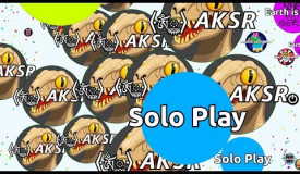INSANE REVENGE! PLAYING AGARIO SOLO AGAINST TEAMS & BOTS ( Agar.io Solo Gameplay )