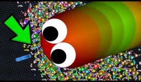 Slither.io Small A.I. HACKER vs BIG Snakes World Record Score (Epic Slitherio Gameplay)