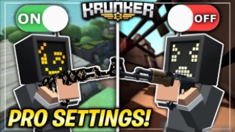 TRYING "PRO" SETTINGS IN KRUNKER! (my best game yet..)