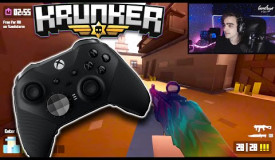 Dominating with a controller on krunker io