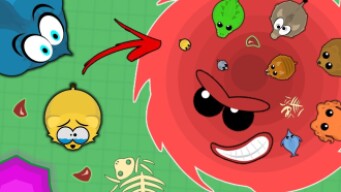 Legendary DEVIL TORNADO Eats 0XP Mini Cub in MOPE.IO