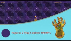 Paper.io 2 Map Control: 100.00% [Thanos The King]