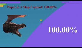 Paper.io 3 Map Control: 100.00% [Dragon]