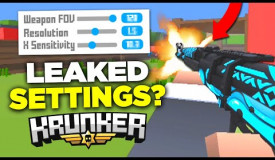 I got LEAKED Krunker.io Settings from Sorable! (INSANE NUKE)