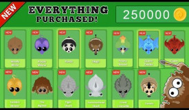 MOPE.IO BUYING ALL NEW SKINS | NEW UPDATE SKINS SHOWCASE & GAMEPLAY