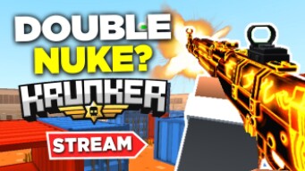 DOUBLE NUKE (?), Unboxing and Krunker.io Problems (stream highlights)