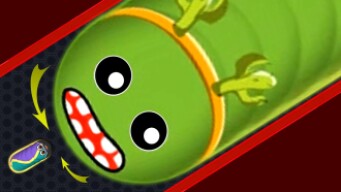 Wormate.io 1 Trolling Giant Hacker Worm Vs Tiny Worm/Legendary Pro Skill Biggest Worm Wormateio!