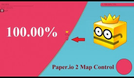 Paper.io 2 Map Control: 100.00% [Master]