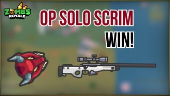 Zombsroyale | SOLO SCRIM WIN
