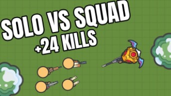 Zombs Royale | Solo VS Squads +24 Kills!