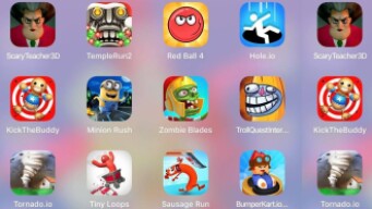 Troll Internet,TempleRun,RedBall4,Hole.io,TinyLoops,Sausage ,BumperKart.io,ScaryTeacher,ZombieBlades